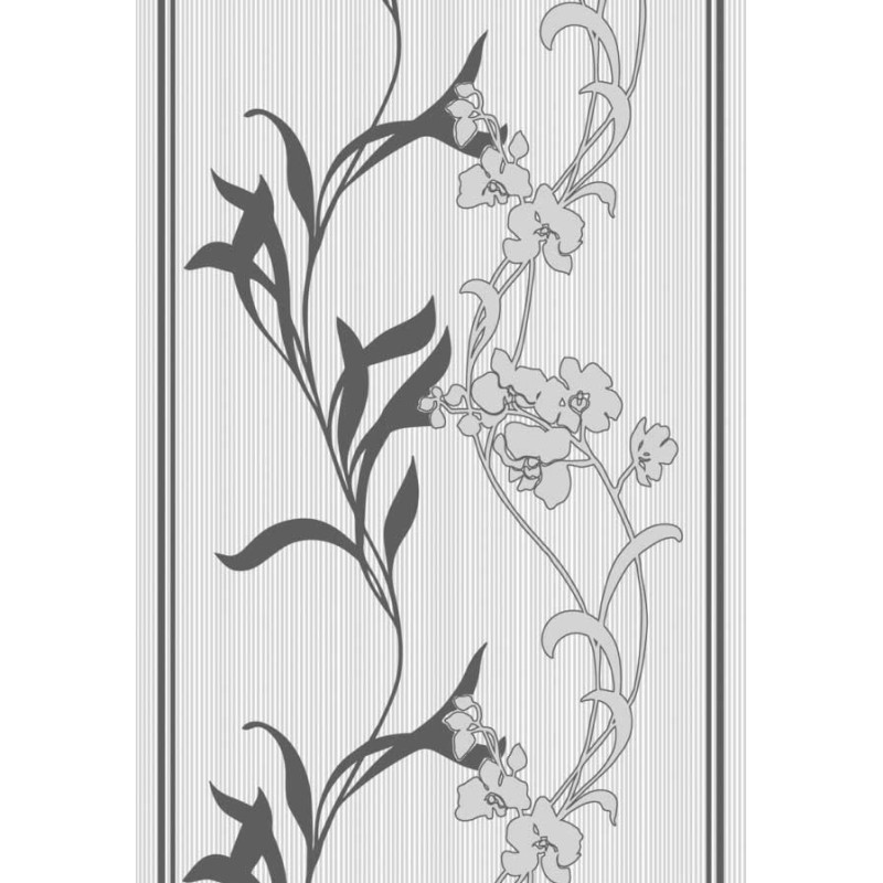 Панель пластиковая 339-1 орхидеи серебро