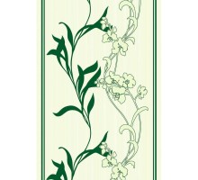 Панель пластиковая 339-3 орхидеи изумруд