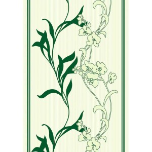 Панель пластиковая 339-3 орхидеи изумруд в Новосибирске
