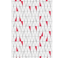 Панель пластиковая 340-2 треугольники серебро