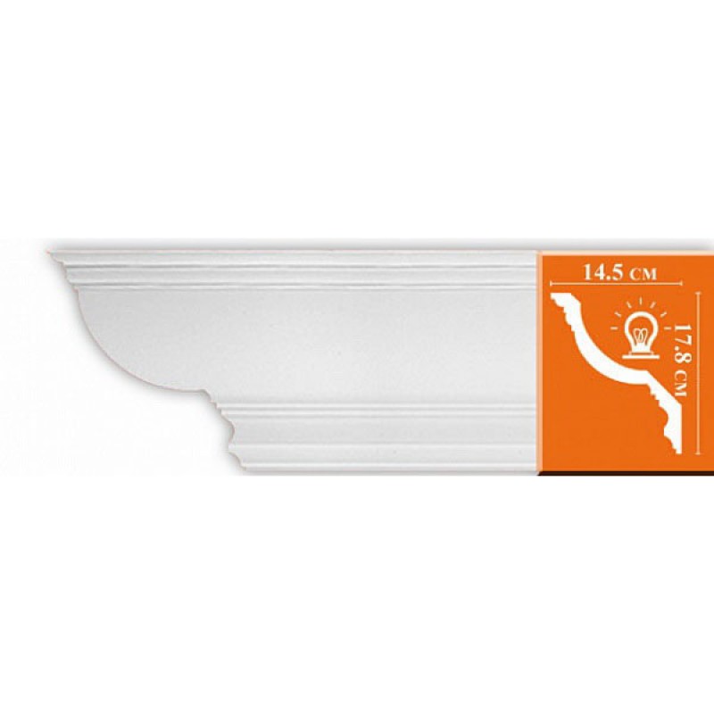 DP 372/12 плинтус DECOMASTER-1 (178х145х2400мм)