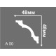Плинтус потолочный А50