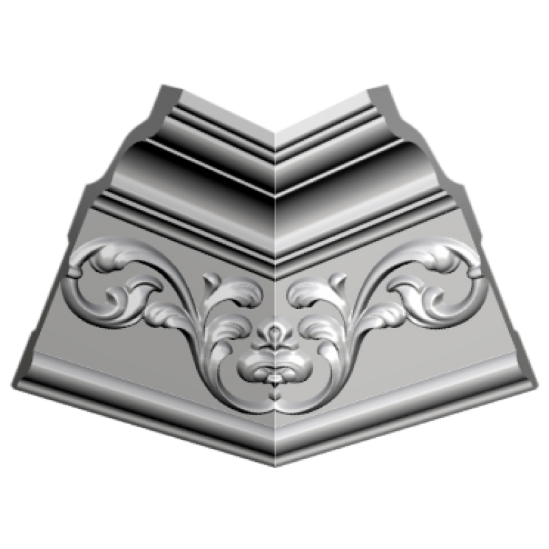 GP52 уголки к потолочному плинтусу