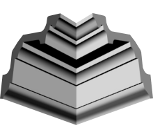 Уголки к потолочному плинтусу GP68 в Новосибирске