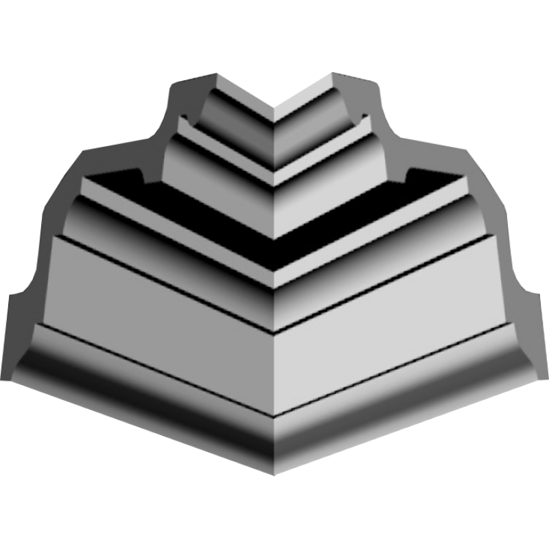 Уголки к потолочному плинтусу GP68