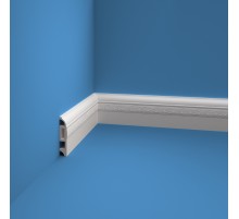 Плинтус под покраску PL080.16B (80*16*2000мм) в Новосибирске