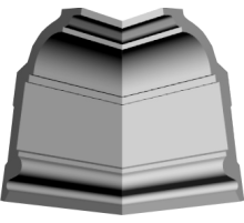 Уголки к потолочному плинтусу GP71 в Новосибирске