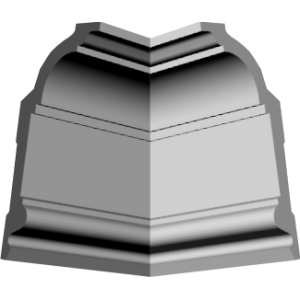 Уголки к потолочному плинтусу GP71 в Новосибирске