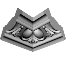 Уголки к потолочному плинтусу GP73 в Новосибирске