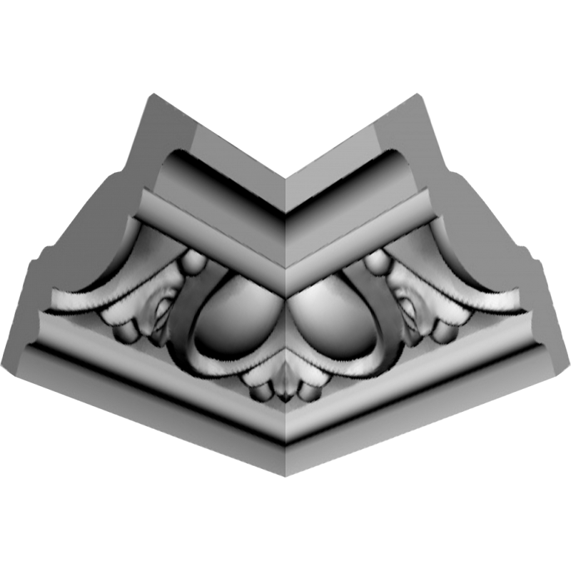 Уголки к потолочному плинтусу GP73