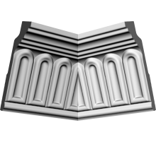 Уголки к потолочному плинтусу GP74 в Новосибирске