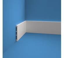 Плинтус под покраску P122.12 (122*12*2000мм) в Новосибирске