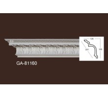 Карниз из полиуретана гладкий 81160 в Новосибирске