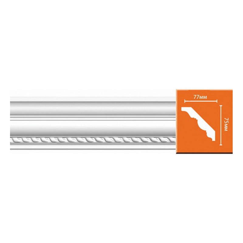 95349/40 плинтус DECOMASTER-2 (77х75х2400мм) [DT 812]