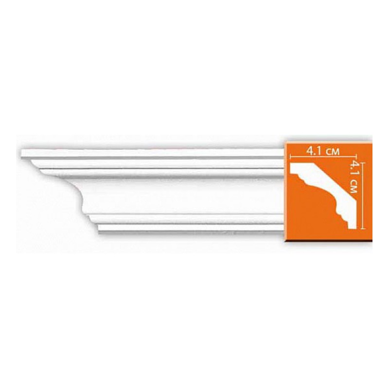 96159/24 FLEXIBLE плинтус DECOMASTER-2 (41х41х2400мм)