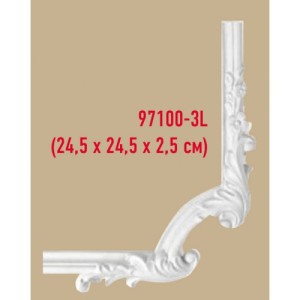 97100-3L/50 угол DECOMASTER-2 (245х245х25мм) в Новосибирске