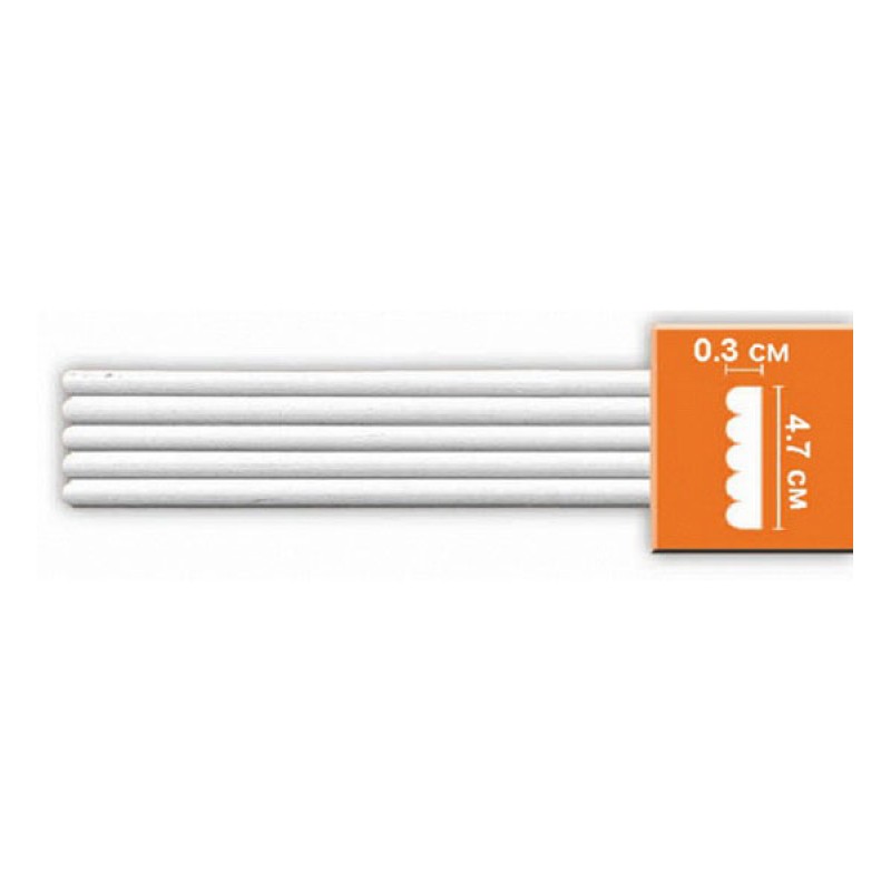97607/80 молдинг DECOMASTER-2 (47х9х2400мм) [DI-112]