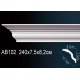 Карниз потолочный гладкий AB102
