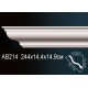 Карниз потолочный гладкий AB214