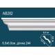 Карниз гладкий AB282