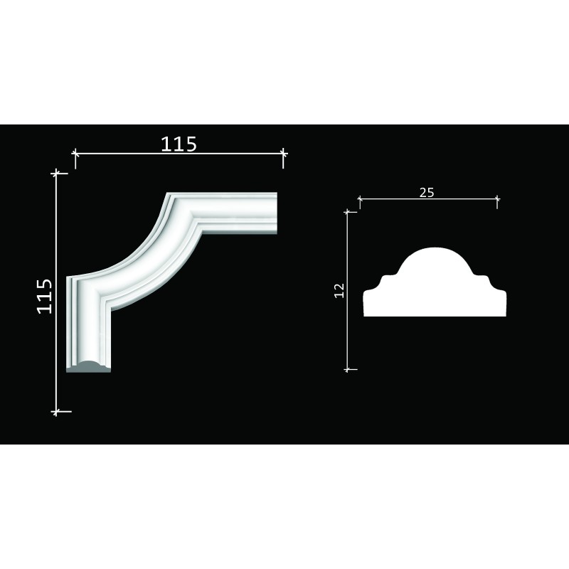 Декоративный уголок C1-DD35
