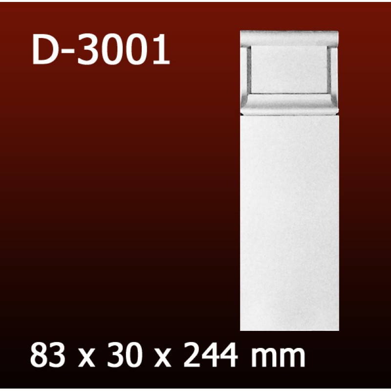 Дверной декор D3001(83*30*244) OptimalDecor