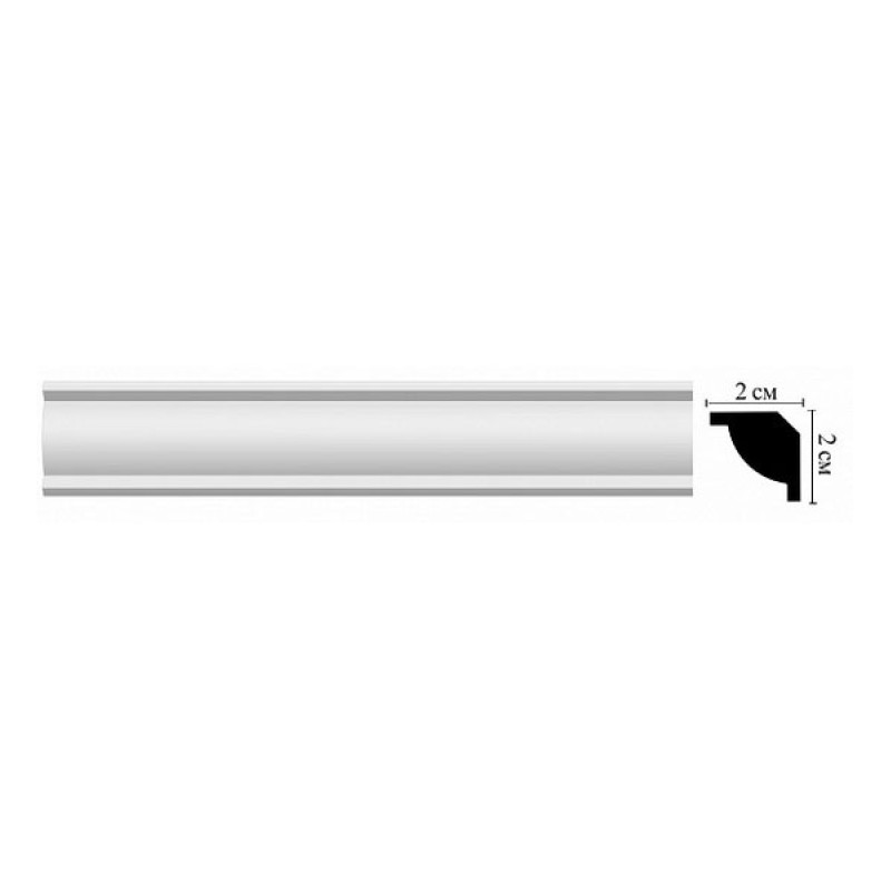 D132/88 плинтус ДМ(20*20*2000 мм)
