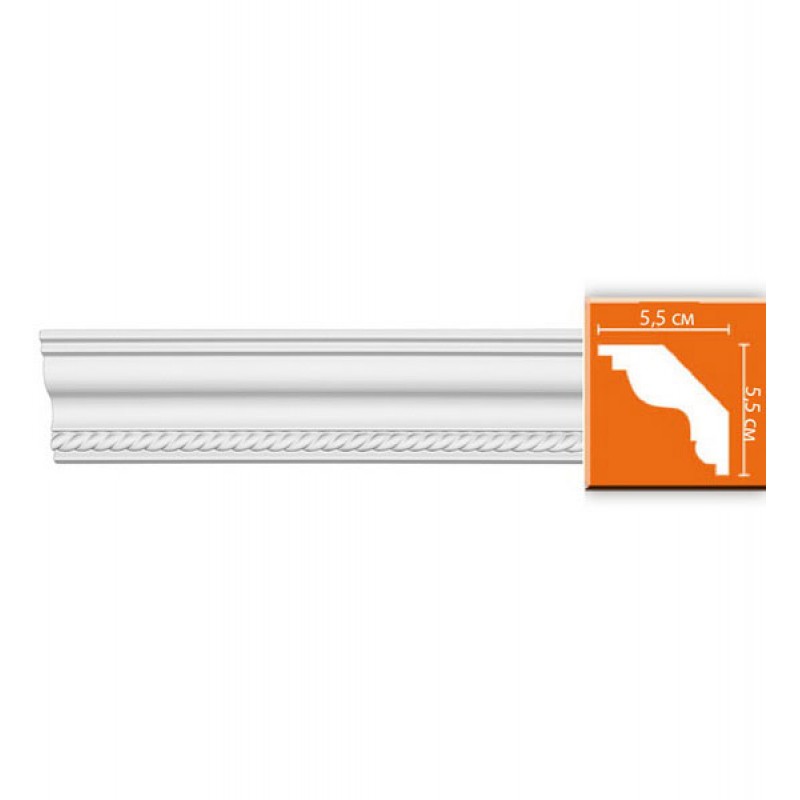 DT 138/34 плинтус DECOMASTER-2 (55х55х2400мм)