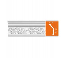 DT 303 гибкий потолочный плинтус с орнаментом DECOMASTER