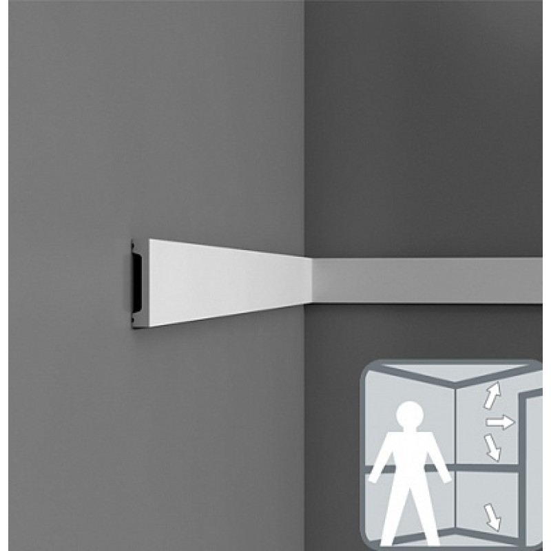 Гибкий молдинг из ударопрочного полимера SX157F