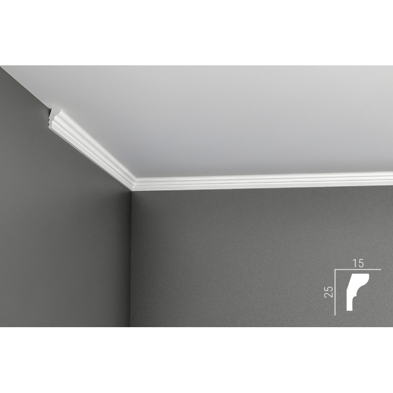 Карниз К010, 25х15, экополимер