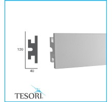 Профиль для светодиодной подсветки KD 302 в Новосибирске