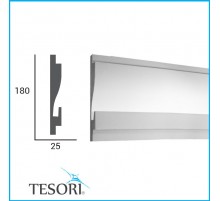 Профиль для светодиодной подсветки KD 404 в Новосибирске