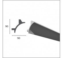 Профиль для светодиодной подсветки KF 703 в Новосибирске
