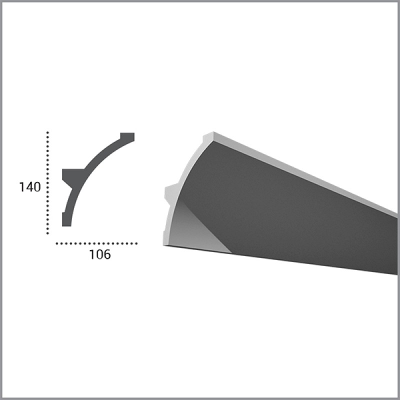 Карниз гибкий для светодиодной подсветки KF 708