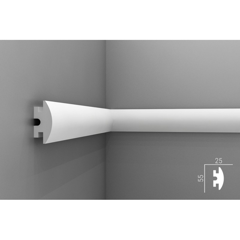 Молдинг М010, 55х25, экополимер