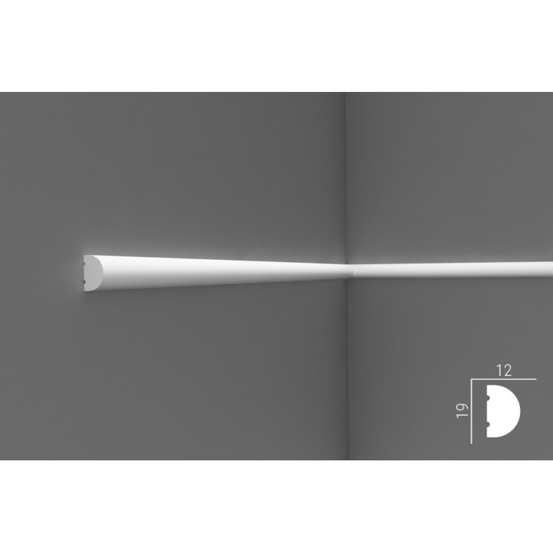 Молдинг М012, 19х12, экополимер