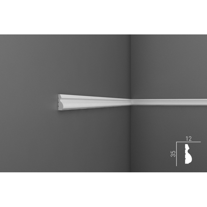 Молдинг М014, 35х12, экополимер