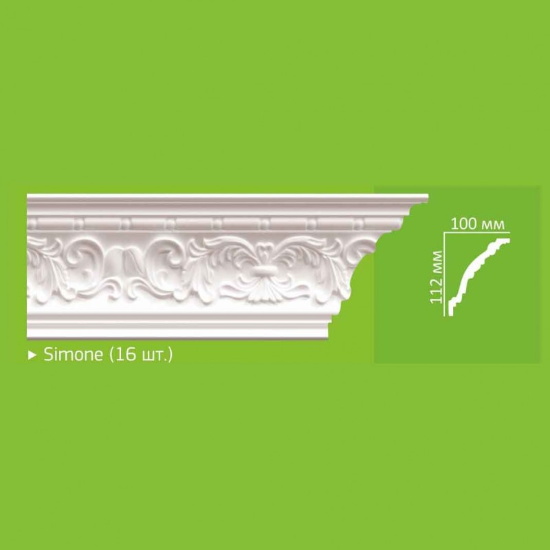 Плинтус потолочный HS Simone (16)