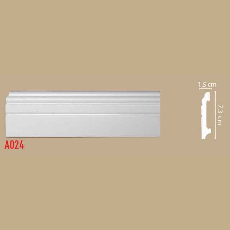 A024/36 Плинтус напольный (76*15*2000мм)