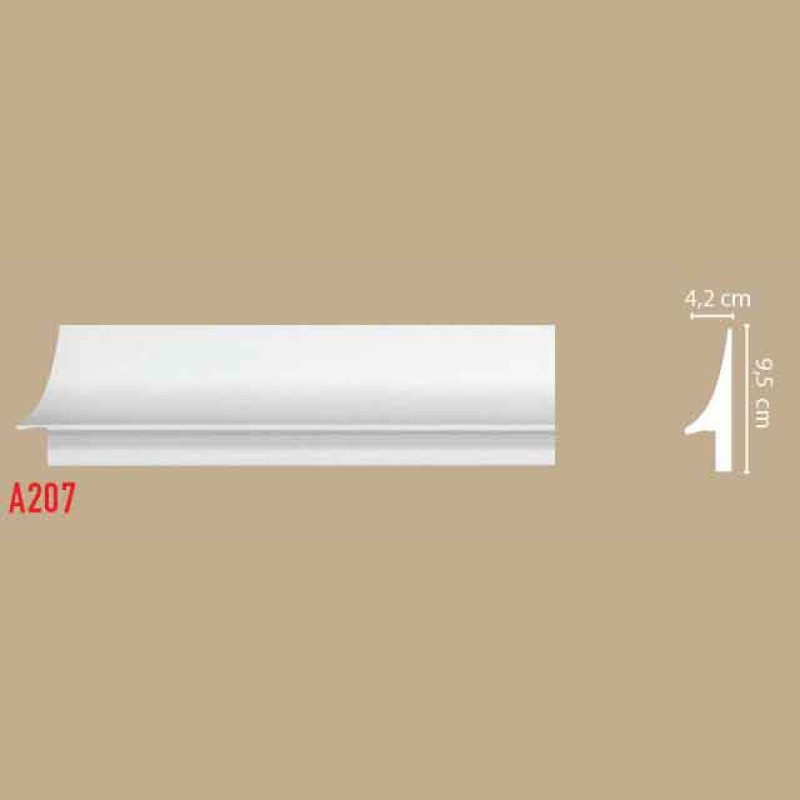 A207/12 Плинтус напольный (95*42*2000мм)