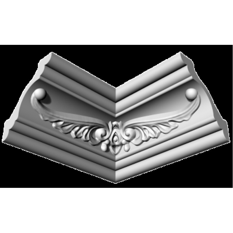 Уголки к потолочному плинтусу GP16