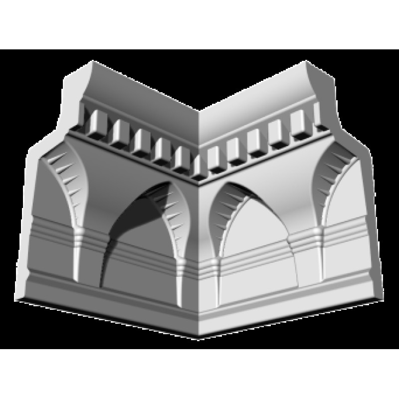 Уголки к потолочному плинтусу GP17