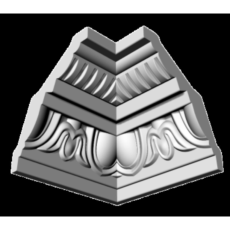 Уголки к потолочному плинтусу GP3