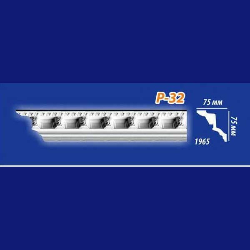 Плинтус потолочный Р32