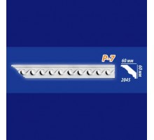 Плинтус потолочный инжекционный KenoРol Р7 в Новосибирске