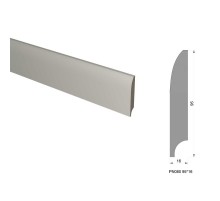 Плинтус напольный PN 080 из МДФ в Новосибирске