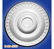 Розетка потолочная из полистирола R20