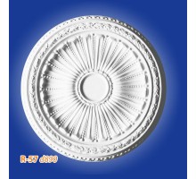 Розетка потолочная из полистирола R57