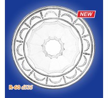 Розетка потолочная из полистирола R60